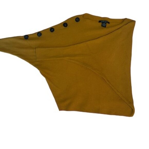 Faith + Zoe Doleman Fall Sweater Button Detail Mustard Yellow Med. Stitch Fix - Picture 4 of 6